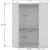 Mulberry Open Corner Closet w/2 Hanging Rods 
