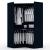 Mulberry Open Corner Closet w/2 Hanging Rods 