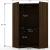 Mulberry Open Corner Closet w/2 Hanging Rods 