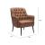 Tasmania Faux Leather Accent Chair