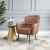 Tasmania Faux Leather Accent Chair