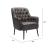 Tasmania Faux Leather Accent Chair