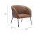 Quinten Faux Leather Accent Chair