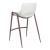 Desi Faux Leather/Steel Counter Stool