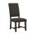 Twain Fabric Side Chair with Wood Legs