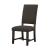 Twain Fabric Side Chair with Wood Legs