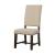 Twain Fabric Side Chair with Wood Legs