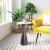 Tim Round Marble/Iron Side Table