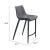 Magnus Faux Leather/Steel Counter Stool
