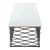 Duchess Rectangular Marble/Aluminum Coffee Table