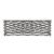 Duchess Rectangular Marble/Aluminum Coffee Table