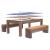 Bonker Rectangular MDF Dining/Game Table 3 in 1 