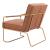 Dallas Polyurethane/Steel Accent Chair