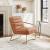 Dallas Polyurethane/Steel Accent Chair