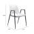 Desi Faux Leather/Steel Dining Chair