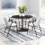 Desi Faux Leather/Steel Dining Chair
