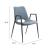 Desi Faux Leather/Steel Dining Chair