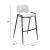 Desi Faux Leather/Steel Barstool