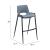 Desi Faux Leather/Steel Barstool