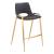Desi Faux Leather/Steel Counter Stool