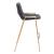 Desi Faux Leather/Steel Counter Stool