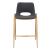 Desi Faux Leather/Steel Counter Stool