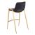 Desi Faux Leather/Steel Counter Stool