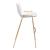 Desi Faux Leather/Steel Barstool