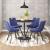 Opus Round MDF/Steel Dining Table