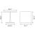 Molly Square MDF/Steel Dining Table