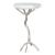 Joel Round Marble/Aluminum Side Table Silver