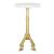 Maurice Round Marble/Iron Side Table