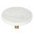 Maurice Round Marble/Iron Side Table