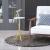 Maurice Round Marble/Iron Side Table