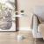 Will Round Iron/Marble Side Table