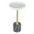 Johan Round Marble/Iron Side Table