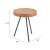 Stuart Round Syntethic Rattan/Steel Side Table