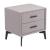 Halle Rectangular Polyester Side Table w/2 Drawers