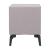 Halle Rectangular Polyester Side Table w/2 Drawers