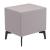 Halle Rectangular Polyester Side Table w/2 Drawers