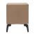 Montana Rectangular Velvet Side Table w/2 Drawers