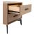 Montana Rectangular Velvet Side Table w/2 Drawers