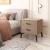 Montana Rectangular Velvet Side Table w/2 Drawers