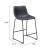 Smart Faux Leather/Steel Counter Stool