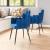 Noosa Velvet/Steel Dining Chair