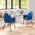 Noosa Velvet/Steel Dining Chair