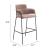 Marcel Polyester/Steel Barstool