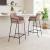 Marcel Polyester/Steel Barstool