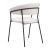 Josephine Polyester/Steel Dining Chair
