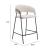Josephine Polyester/Steel Counter Stool